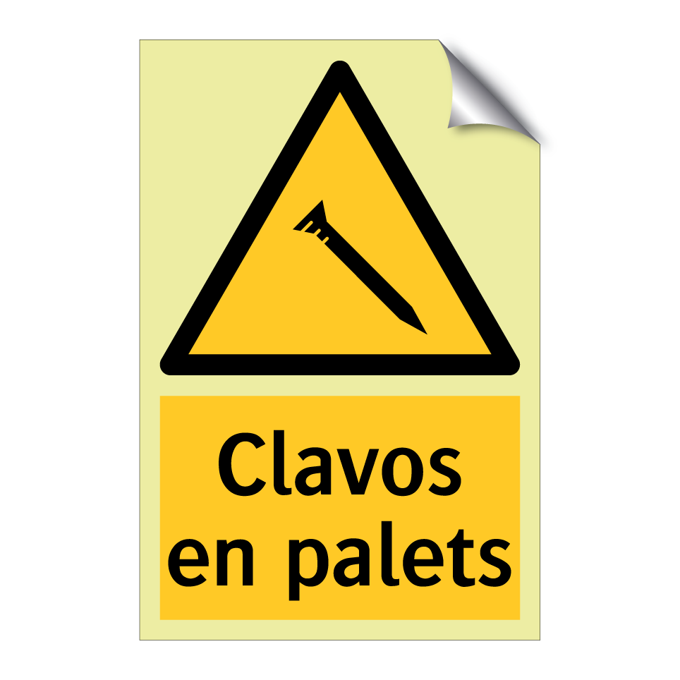 Clavos en palets