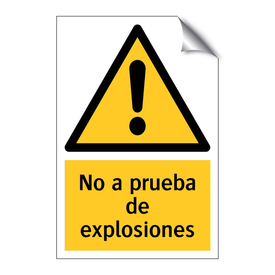 No a prueba de explosiones