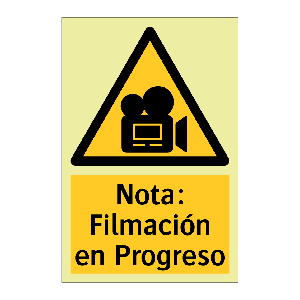 Nota: Filmación en Progreso