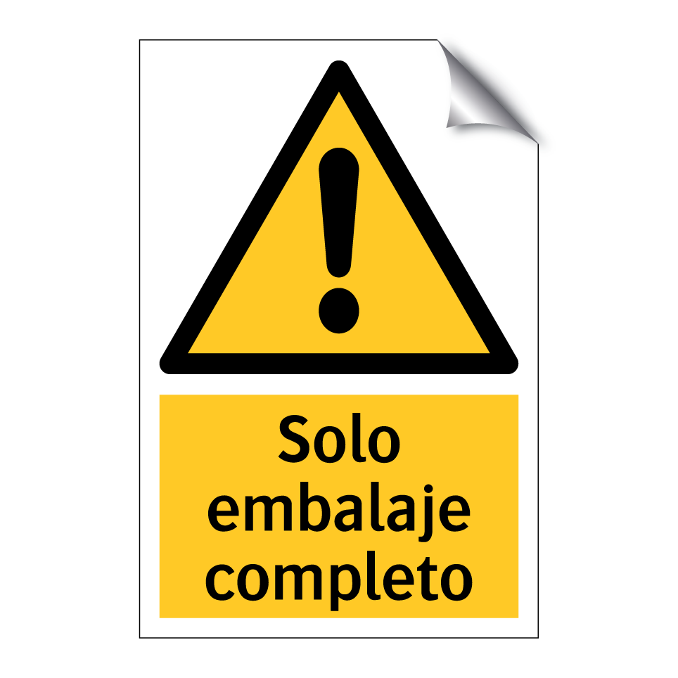 Solo embalaje completo