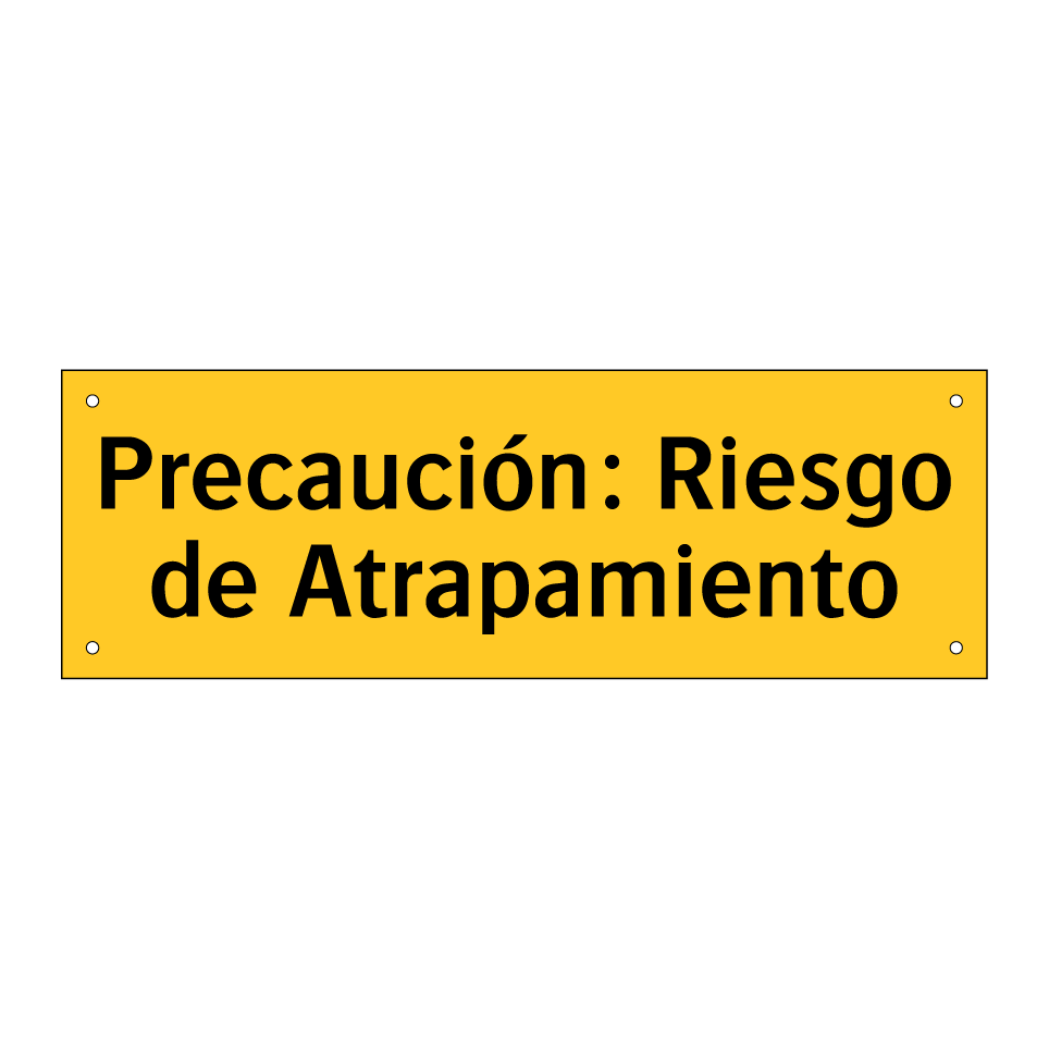 Precaución: Riesgo de Atrapamiento