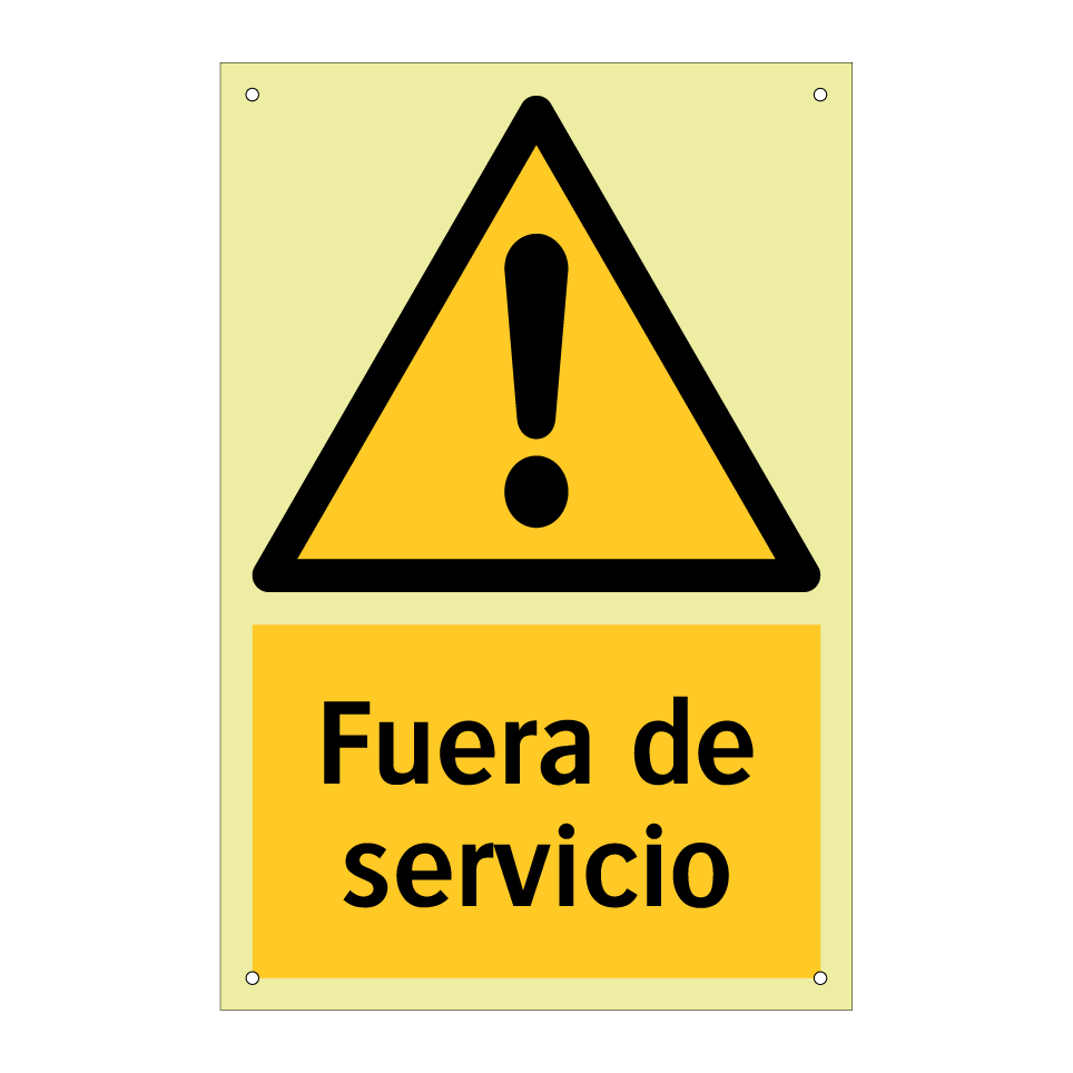 Fuera de servicio