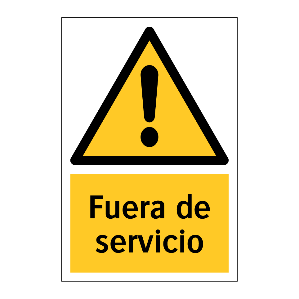 Fuera de servicio