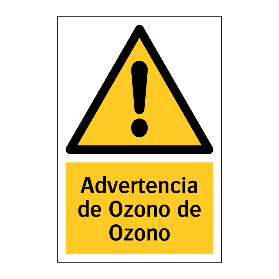 Advertencia de Ozono de Ozono
