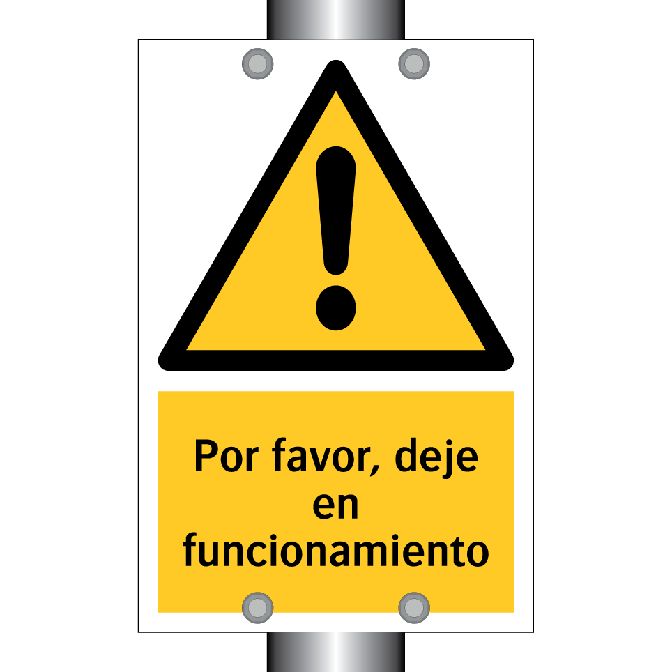 Por favor, deje en funcionamiento