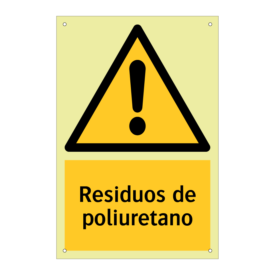 Residuos de poliuretano