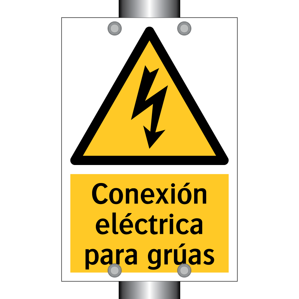 Conexión eléctrica para grúas