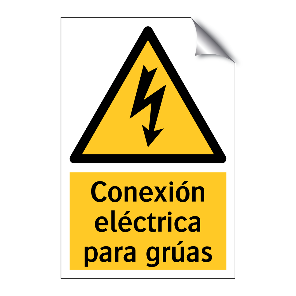 Conexión eléctrica para grúas