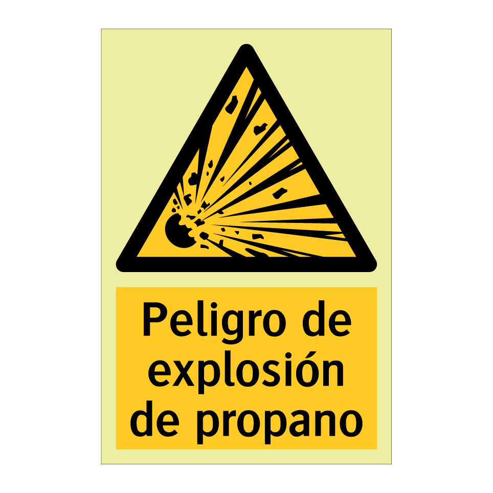 Peligro de explosión de propano