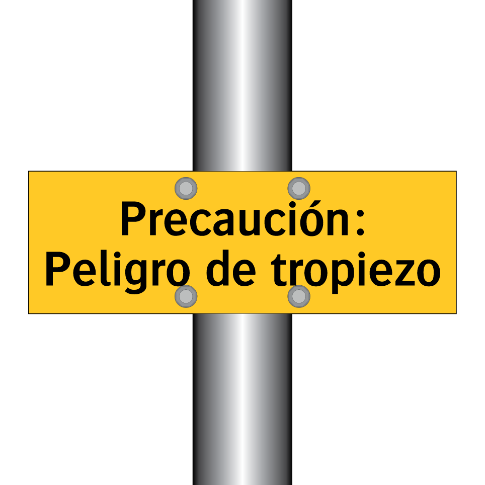 Precaución: Peligro de tropiezo