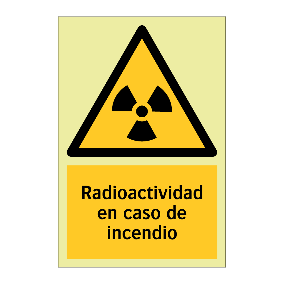 Radioactividad en caso de incendio