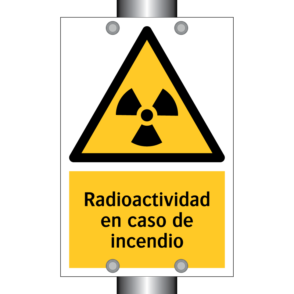 Radioactividad en caso de incendio