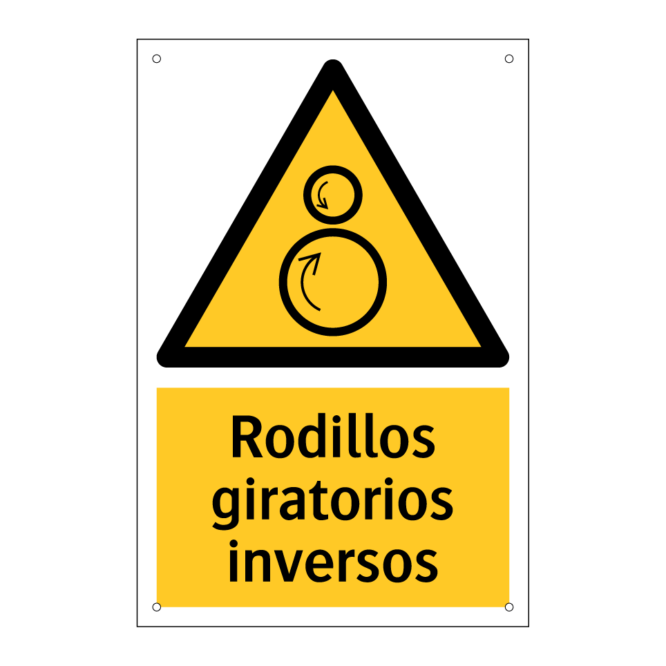 Rodillos giratorios inversos