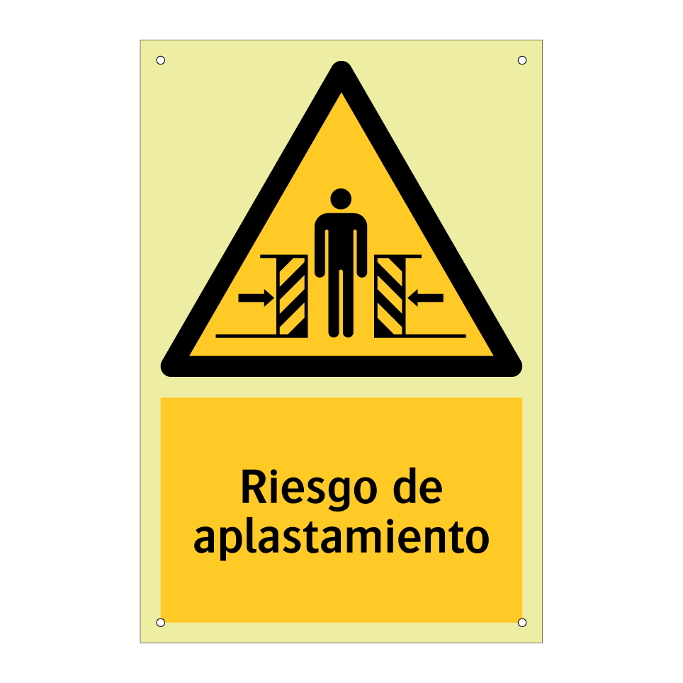 Riesgo de aplastamiento