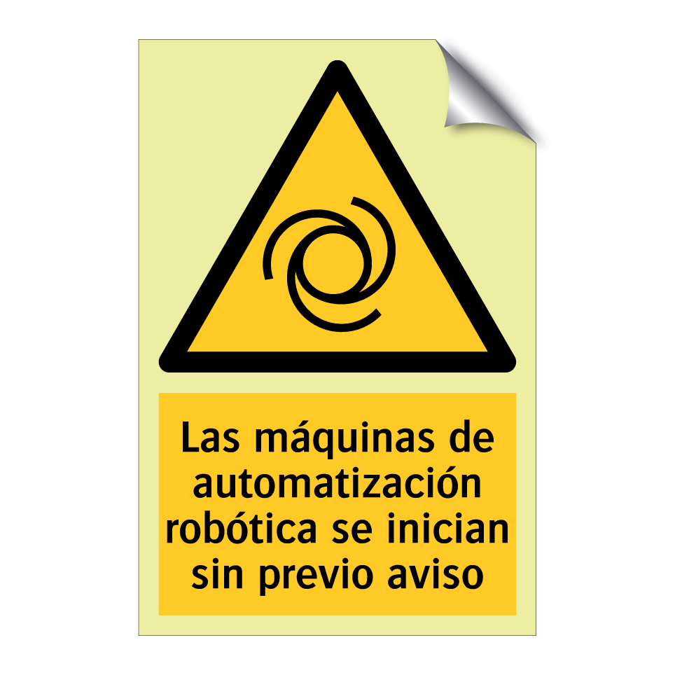 Las máquinas de automatización robótica se inician sin previo aviso