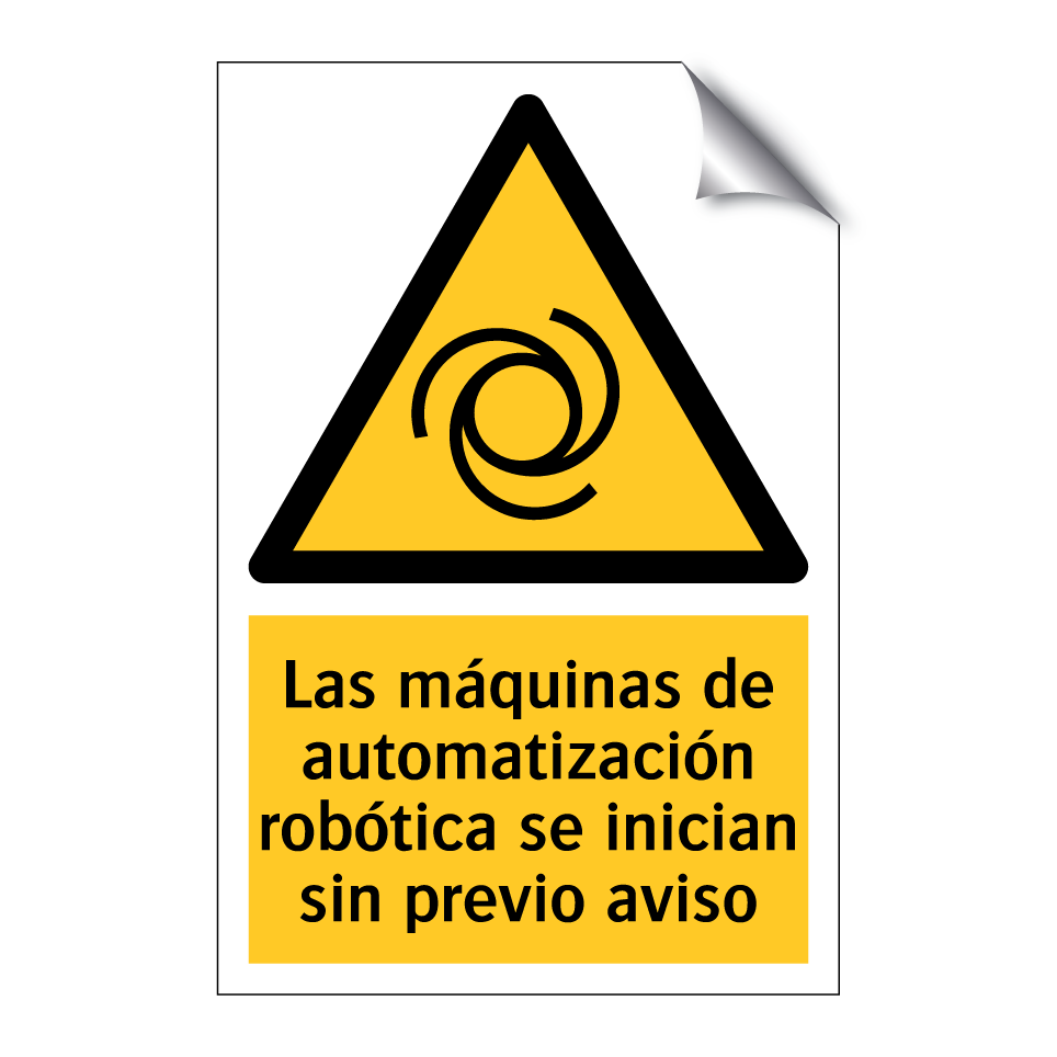 Las máquinas de automatización robótica se inician sin previo aviso