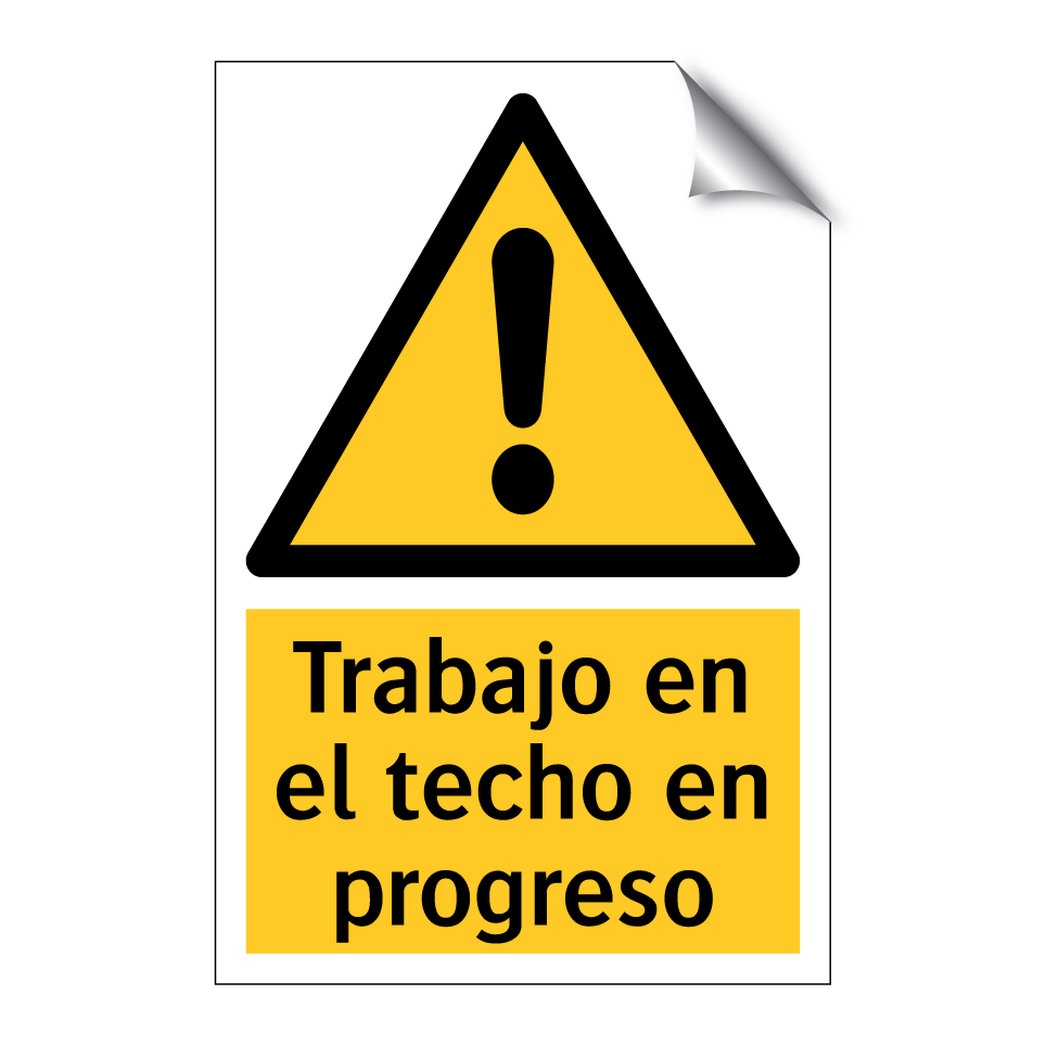 Trabajo en el techo en progreso