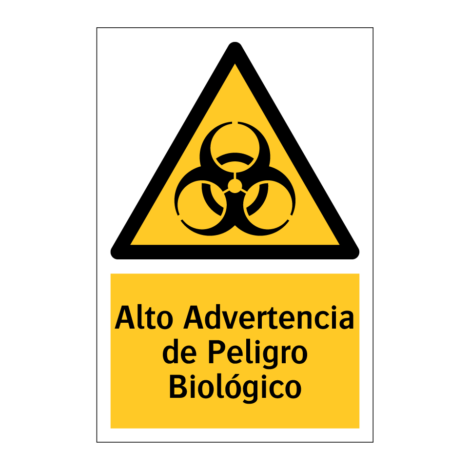 Alto Advertencia de Peligro Biológico