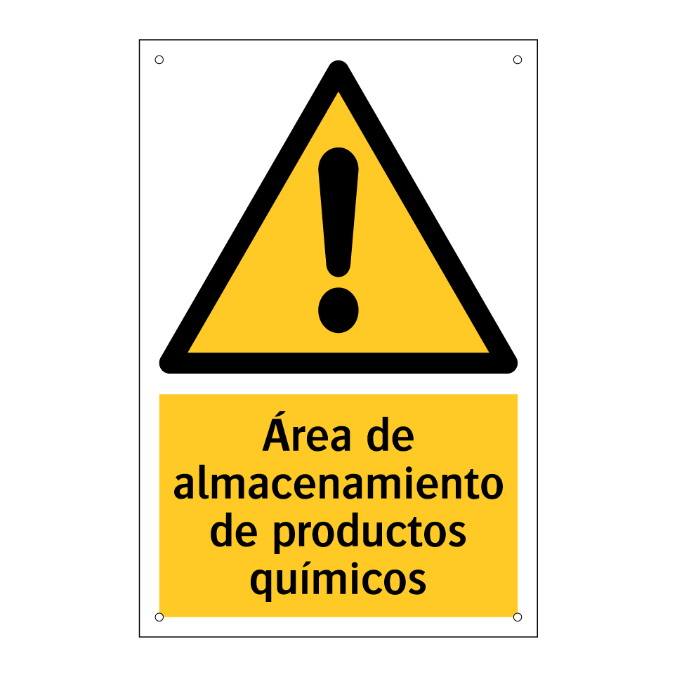 Área de almacenamiento de productos químicos