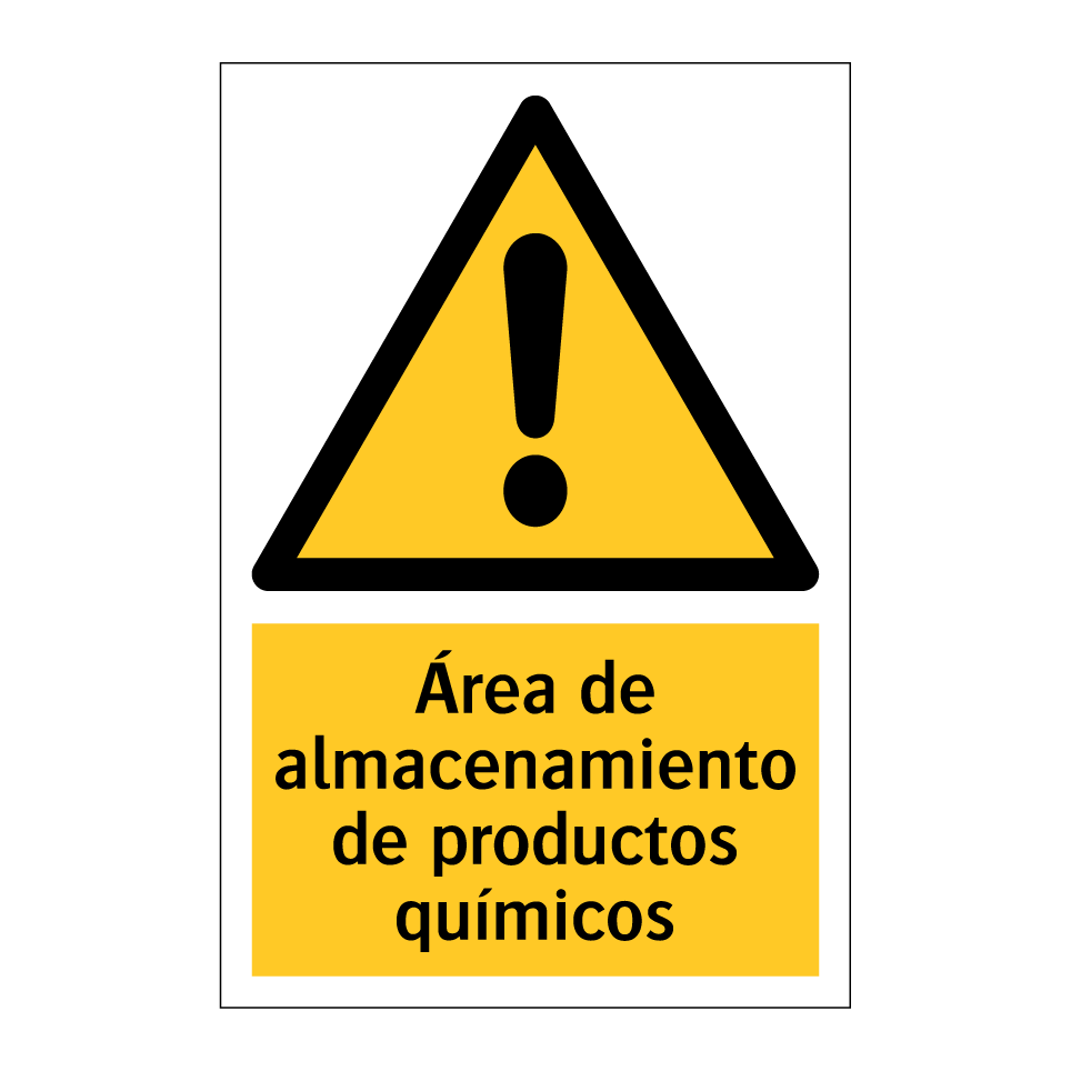 Área de almacenamiento de productos químicos