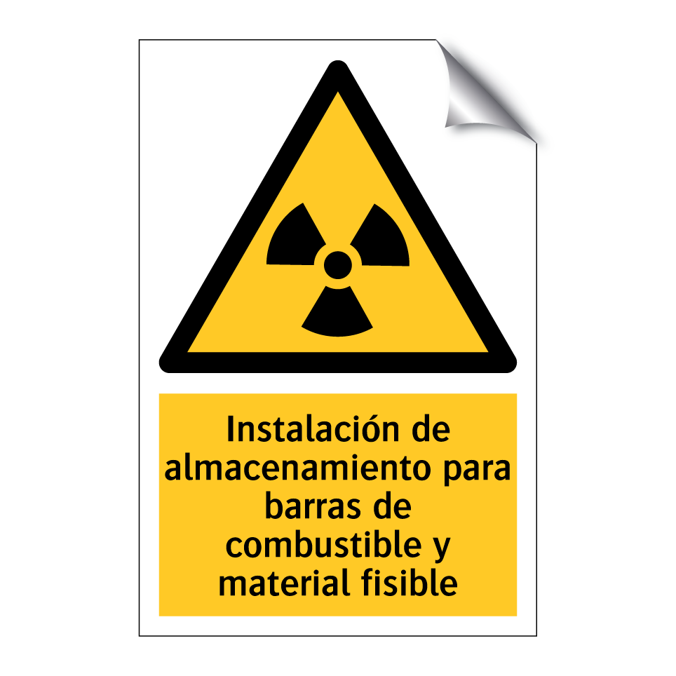 Instalación de almacenamiento para barras de combustible y material fisible