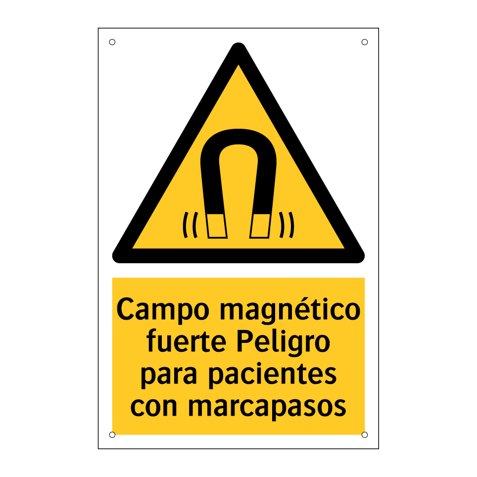 Campo magnético fuerte Peligro para pacientes con marcapasos