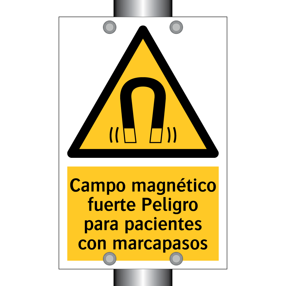 Campo magnético fuerte Peligro para pacientes con marcapasos