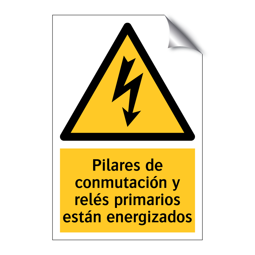 Pilares de conmutación y relés primarios están energizados