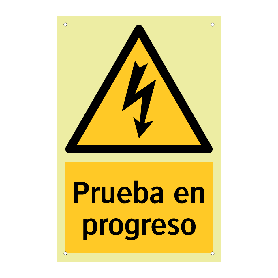 Prueba en progreso