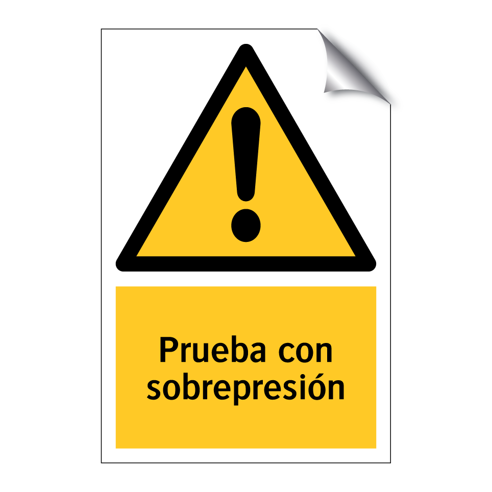 Prueba con sobrepresión
