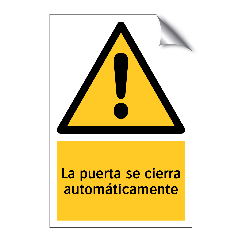 La puerta se cierra automáticamente