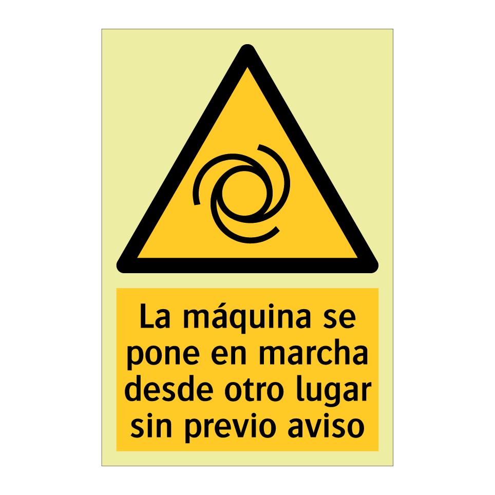 La máquina se pone en marcha desde otro lugar sin previo aviso