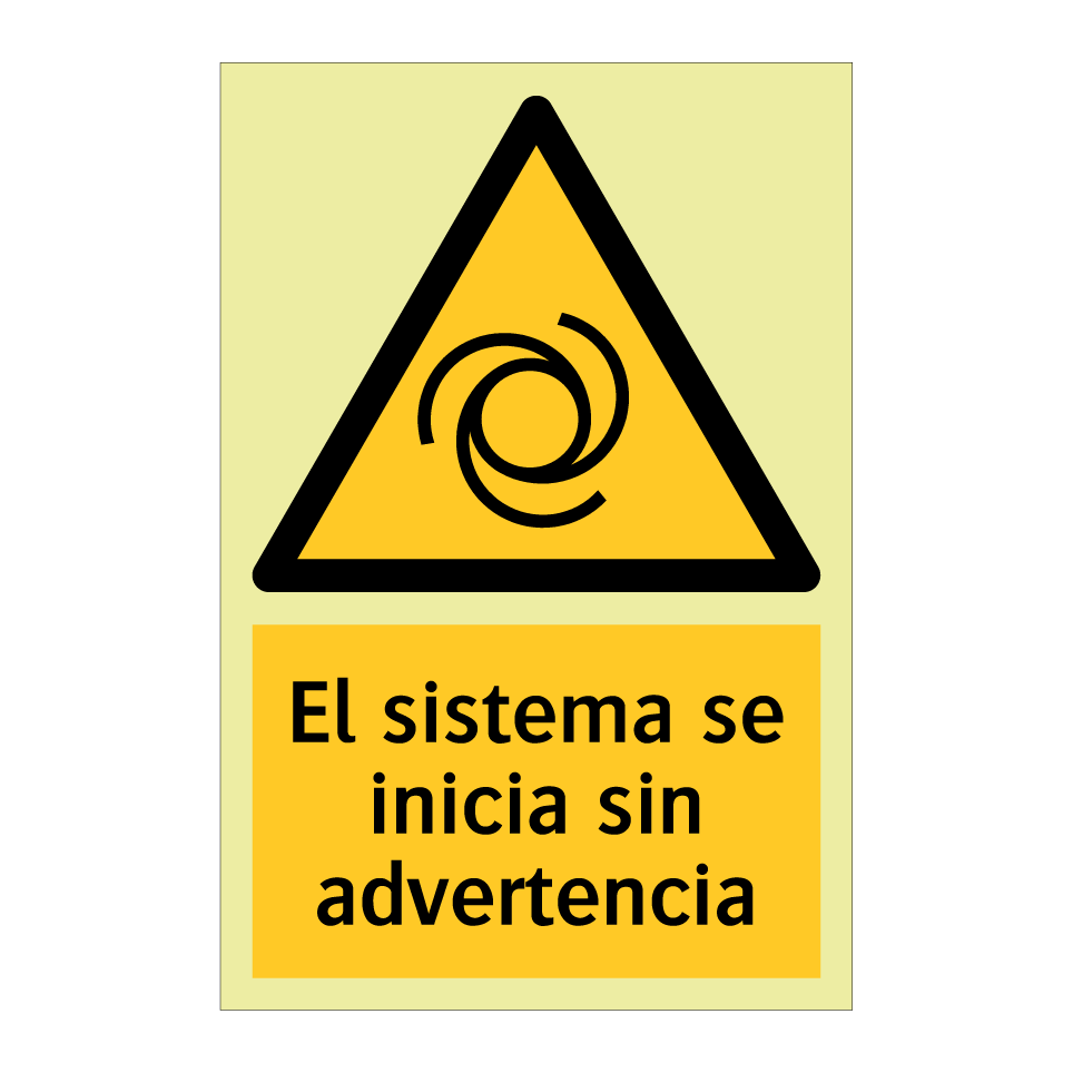 El sistema se inicia sin advertencia