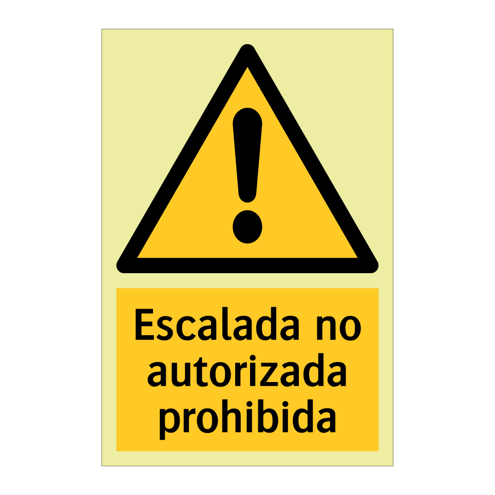 Escalada no autorizada prohibida