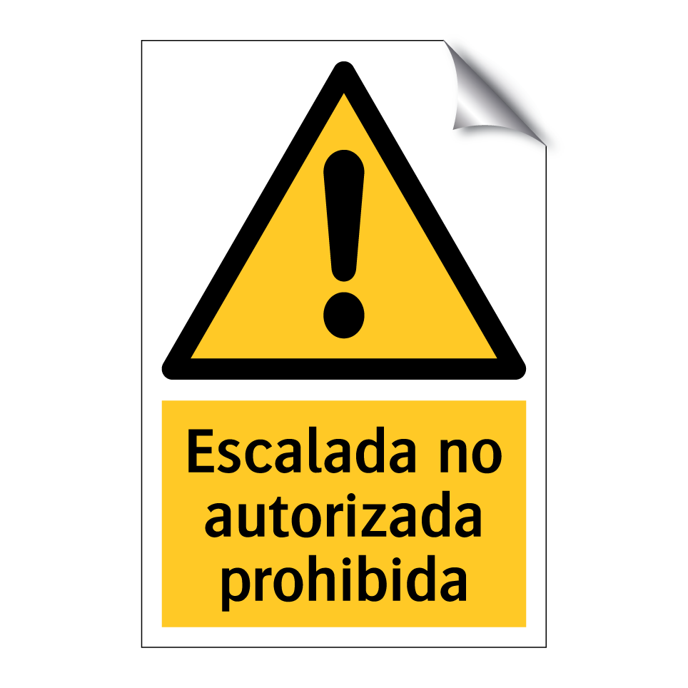 Escalada no autorizada prohibida