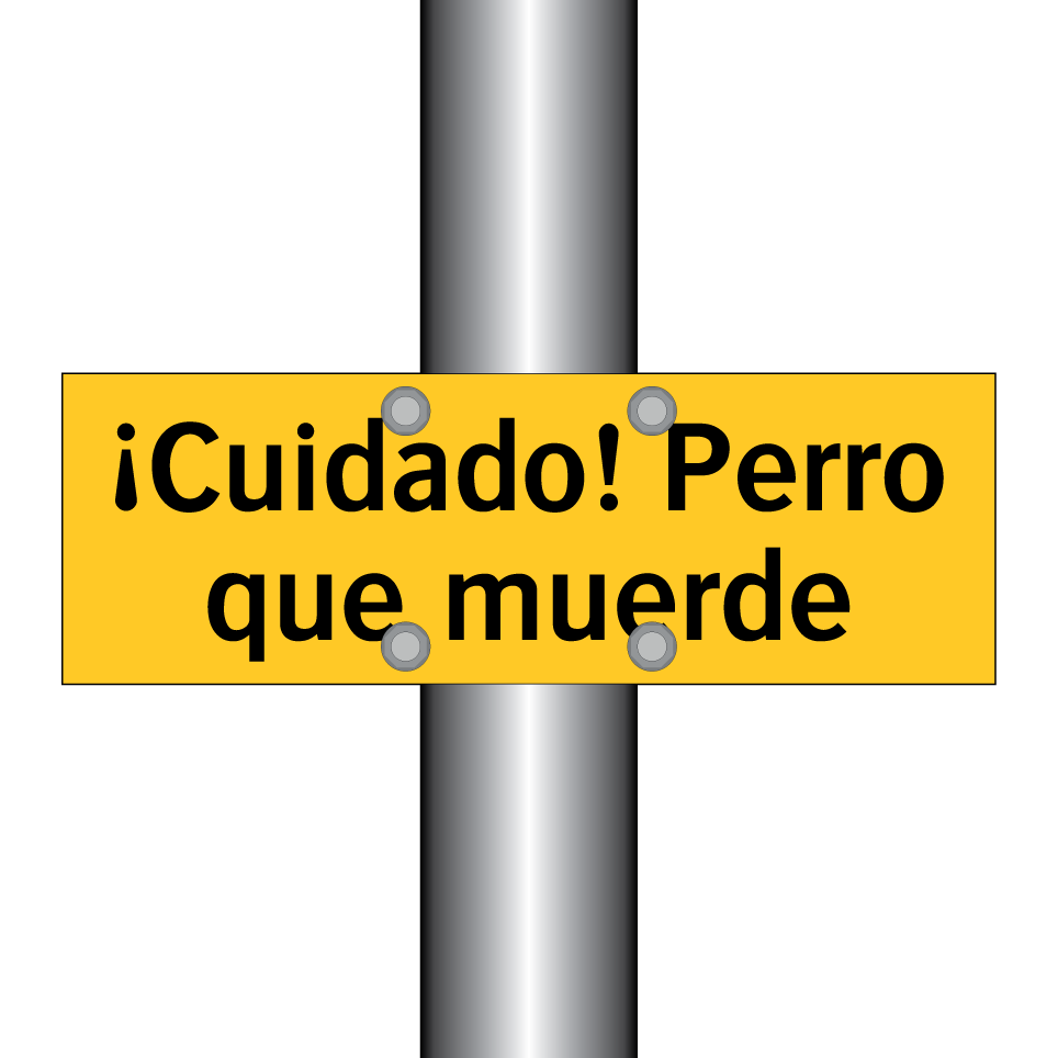 ¡Cuidado! Perro que muerde