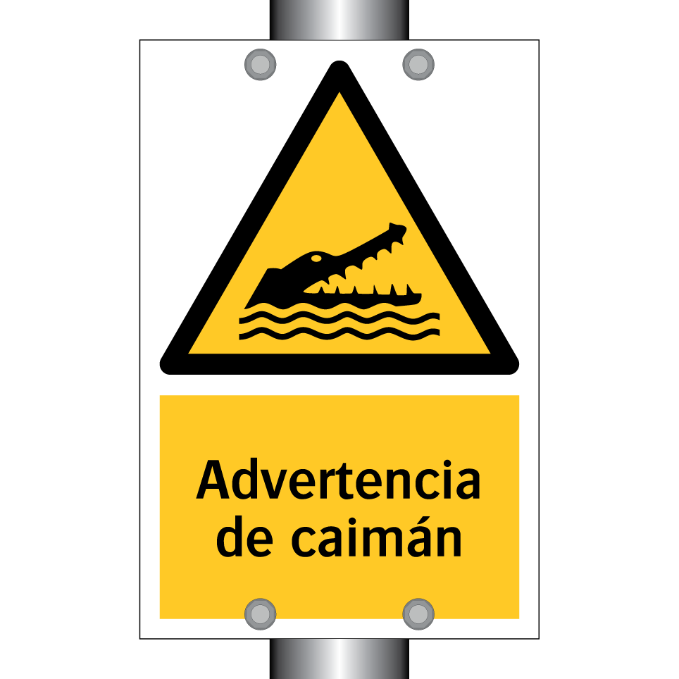 Advertencia de caimán