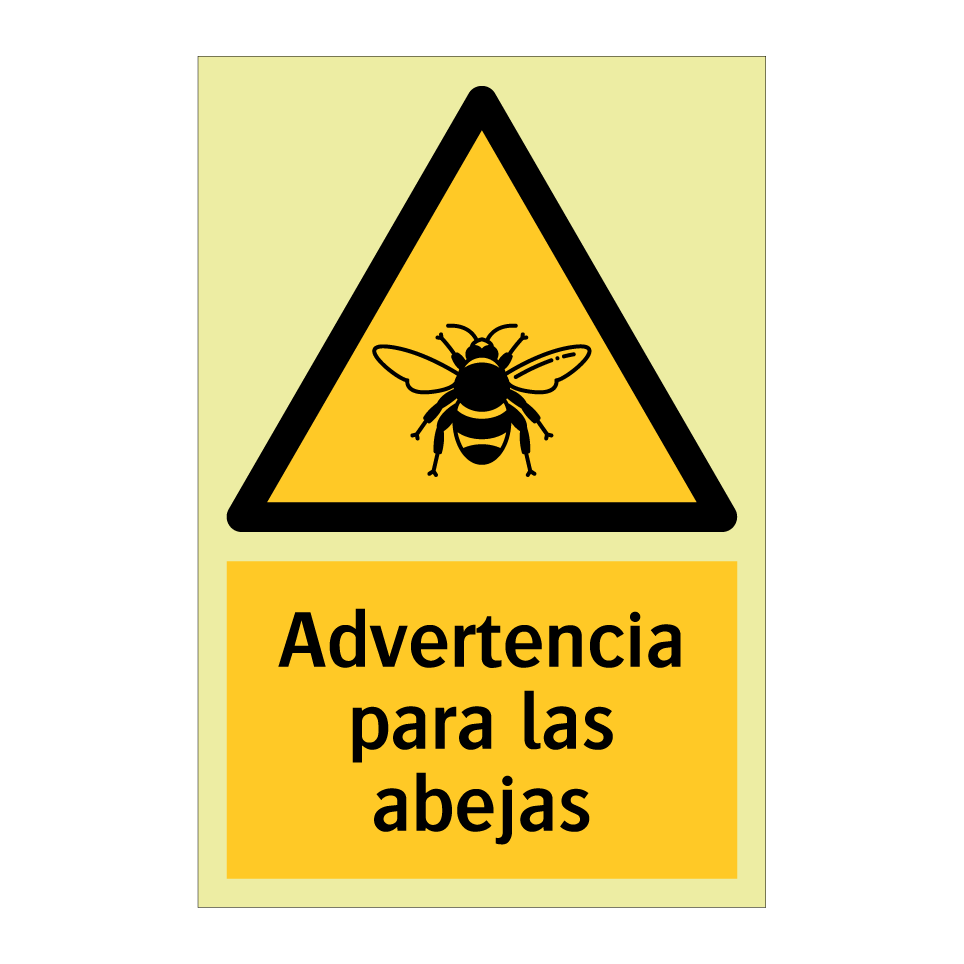 Advertencia para las abejas