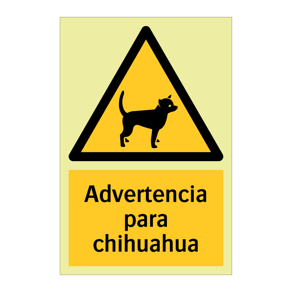 Advertencia para chihuahua