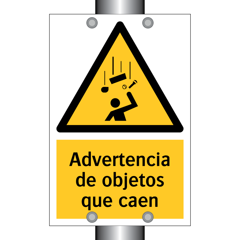 Advertencia de objetos que caen