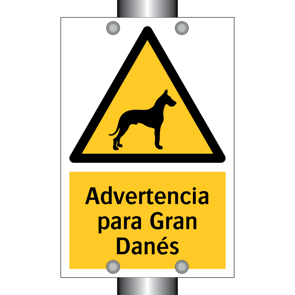 Advertencia para Gran Danés