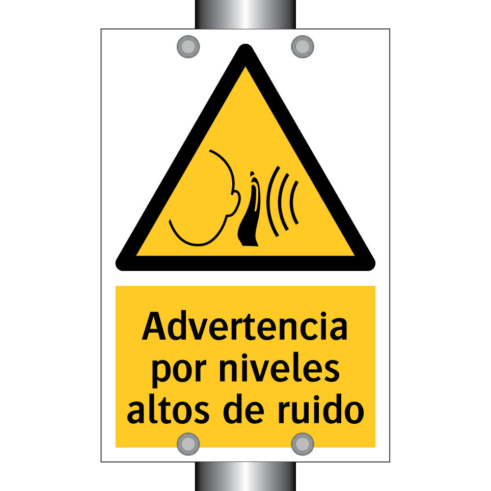 Advertencia por niveles altos de ruido