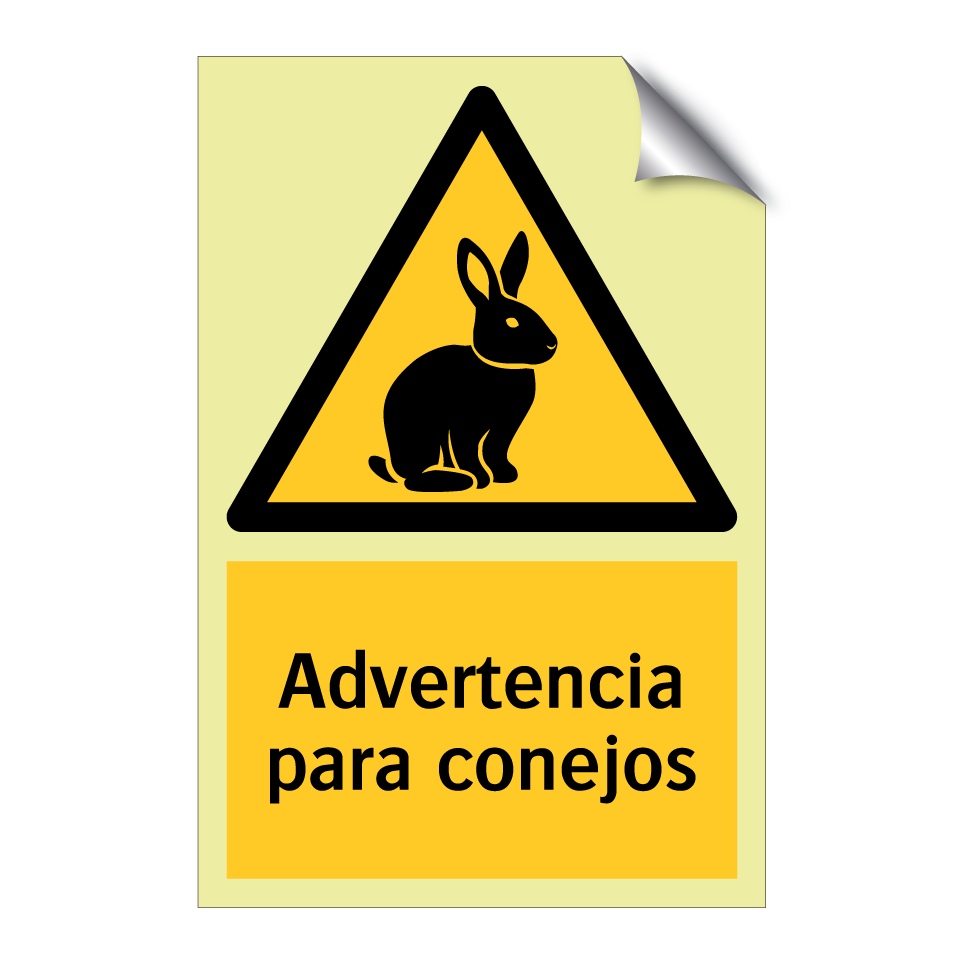 Advertencia para conejos