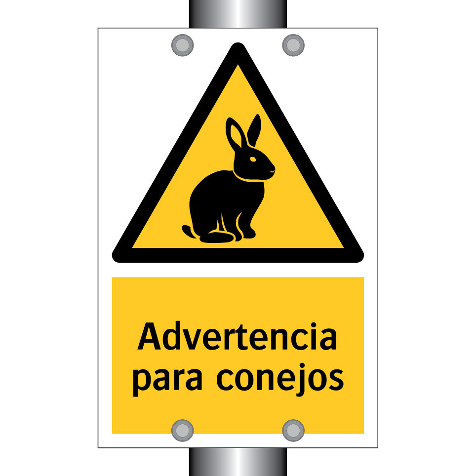 Advertencia para conejos