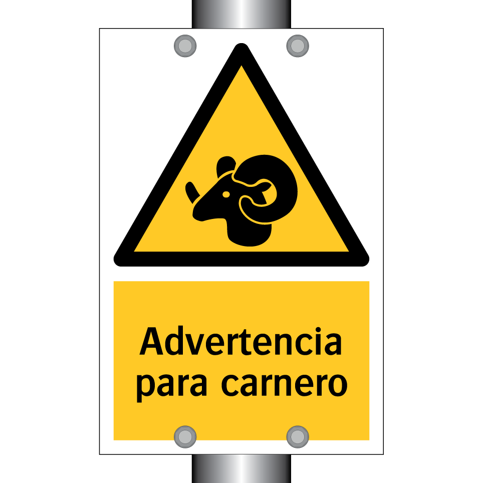 Advertencia para carnero
