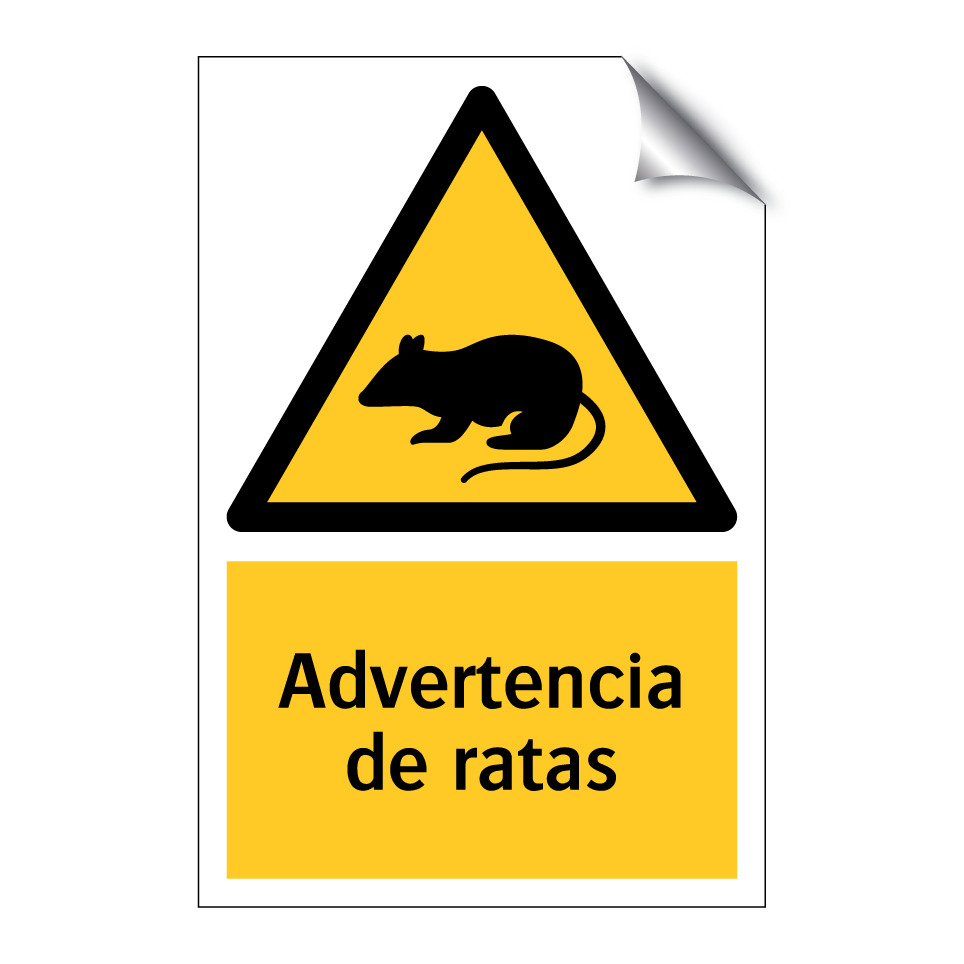 Advertencia de ratas
