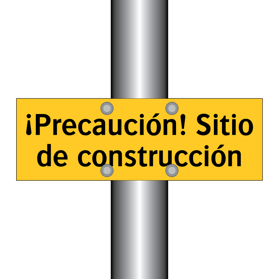 ¡Precaución! Sitio de construcción
