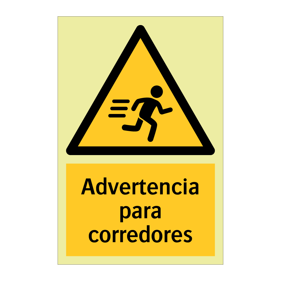 Advertencia para corredores