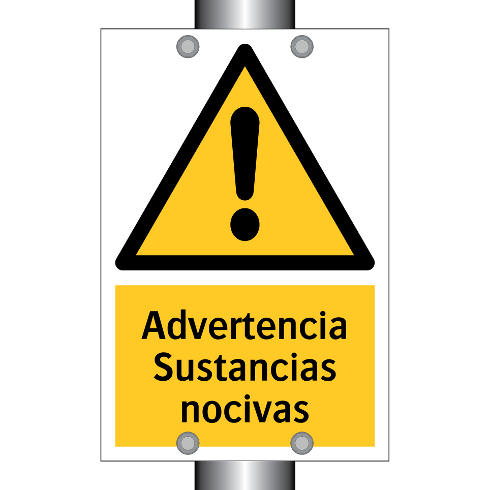 Advertencia Sustancias nocivas