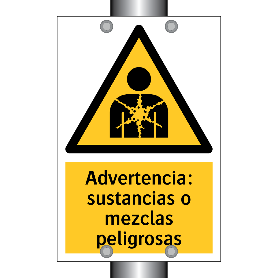 Advertencia: sustancias o mezclas peligrosas